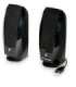 Logitech LGT-S150 Black 2.0 Stereo Speakers Total RMS power: 1.2 watts RMS (0.6 watts per satellite)  W