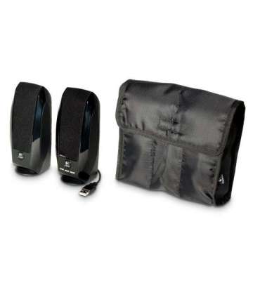 Logitech LGT-S150 Black 2.0 Stereo Speakers Total RMS power: 1.2 watts RMS (0.6 watts per satellite)  W
