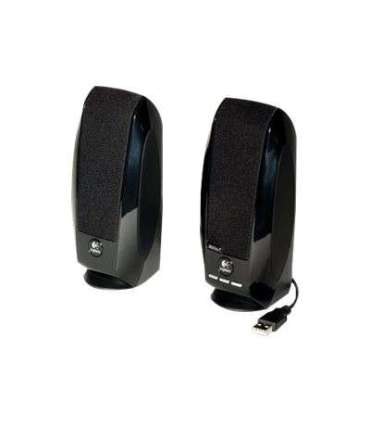 Logitech LGT-S150 Black 2.0 Stereo Speakers Total RMS power: 1.2 watts RMS (0.6 watts per satellite)  W