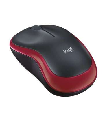 Logitech Mouse M185 Wireless Red