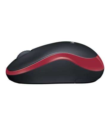 Logitech Mouse M185 Wireless Red