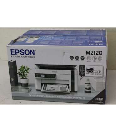 SALE OUT. Epson EcoTank M2120 Multifunction compact mono printer with Wi-Fi Epson Multifunction compact printer |