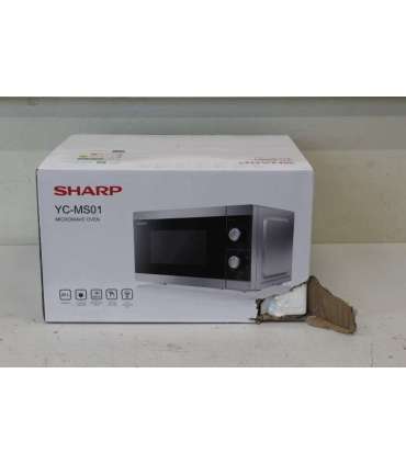 SALE OUT. Sharp YC-MS01E-S Microwave oven, 20 L capacity, 800 W, Stainless steel Sharp Microwave Oven YC-MS01E-S |