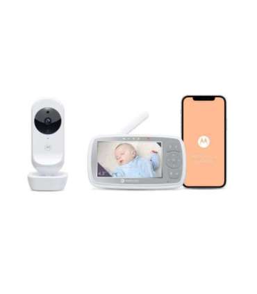 Motorola Wi-Fi Video Baby Monitor VM44 CONNECT 4.3" 4.3" LCD colour display with 480 x 272px resolution 2x