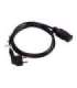 Lanberg CEE 7/7-IEC 320 C19 power cord 1.8m 16A VDE, black Lanberg
