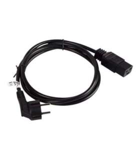 Lanberg CEE 7/7-IEC 320 C19 power cord 1.8m 16A VDE, black Lanberg