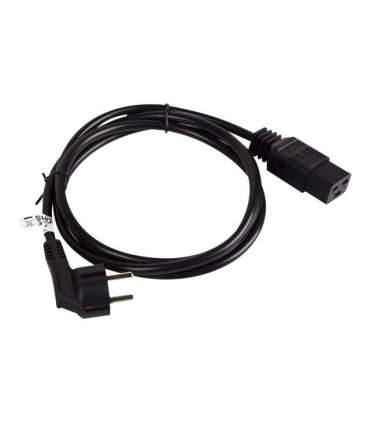 Lanberg CEE 7/7-IEC 320 C19 power cord 1.8m 16A VDE, black Lanberg