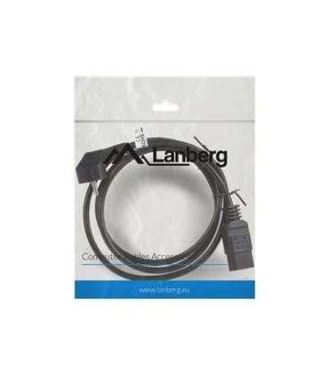 Lanberg CEE 7/7-IEC 320 C19 power cord 1.8m 16A VDE, black Lanberg
