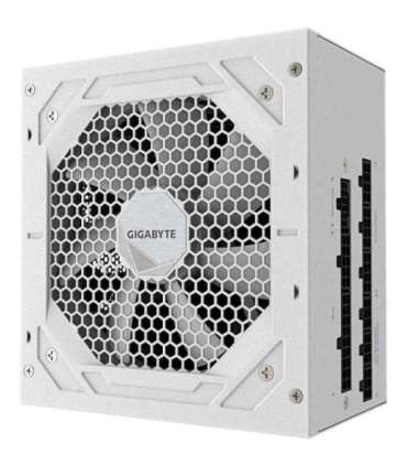 GIGABYTE UD750GM PG5 V2 ICE Power Supply Unit- PCIe Gen 5.1, 80 PLUS Gold, Fully Modular Design, 120mm Fan, ATX 3.1