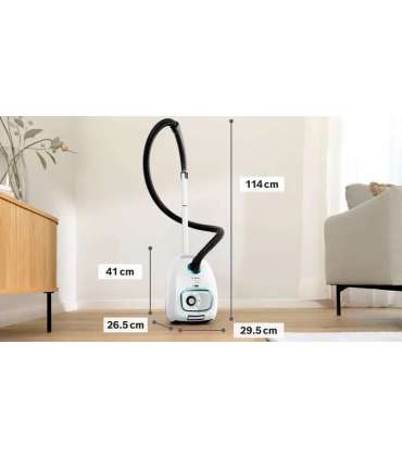 Bosch Serie 4 BGB41HYG1H 600 W white bagged vacuum cleaner