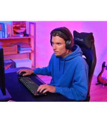 Trust GXT 868 Torix keyboard Gaming USB + RF Wireless + Bluetooth QWERTY US English Black