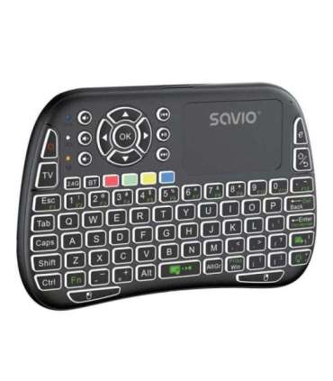 Savio SAVMKW-04 mobile device keyboard QWERTY US English USB Type-C Black