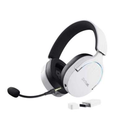 Trust GXT 491W FAYZO Headset Wired & Wireless Head-band Gaming USB Type-C Bluetooth Black, White