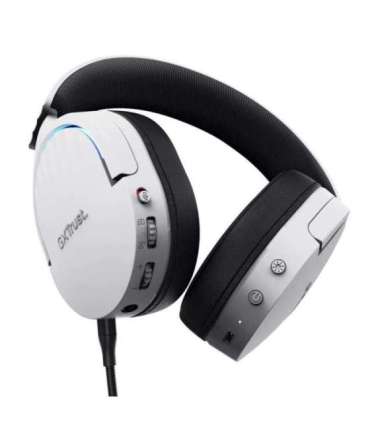 Trust GXT 491W FAYZO Headset Wired & Wireless Head-band Gaming USB Type-C Bluetooth Black, White