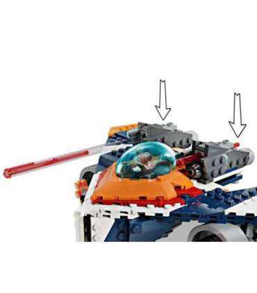 LEGO MARVEL 76278 ROCKETS WARBIRD VS RONAN