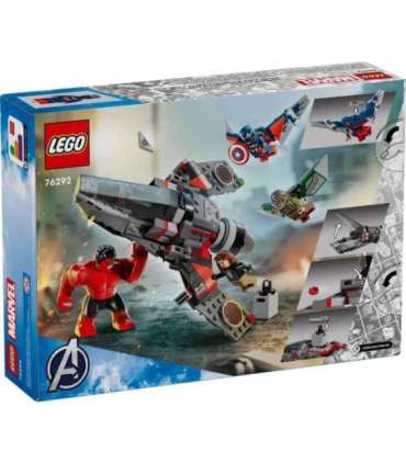LEGO MARVEL 76292 Captain America VS Red Hulk Duel