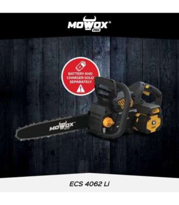 MoWox Excel Series Hand Held Battery Chain Saw With Toolless Saw Chain Tension System (Without Battery and Charger) |