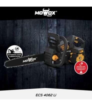 MoWox Excel Series Hand Held Battery Chain Saw With Toolless Saw Chain Tension System (Without Battery and Charger) |