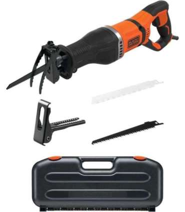 BLACK & DECKER Reciprocating Saw with Kit Box BES301K-QS 750 W
