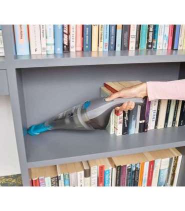Black & Decker NVC215WA-QW handheld vacuum Blue, Silver Bagless