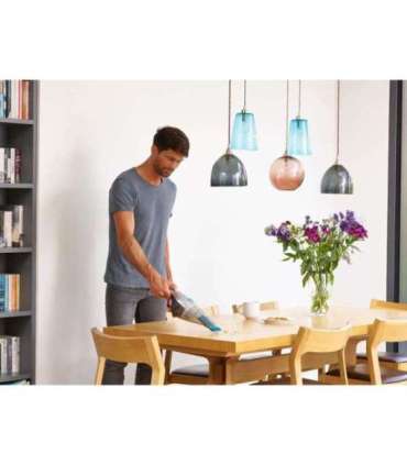 Black & Decker NVC215WA-QW handheld vacuum Blue, Silver Bagless