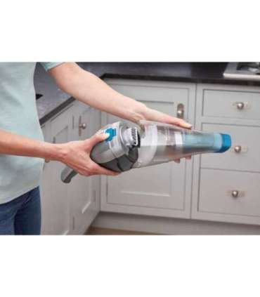 Black & Decker NVC215WA-QW handheld vacuum Blue, Silver Bagless