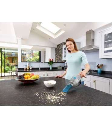 Black & Decker NVC215WA-QW handheld vacuum Blue, Silver Bagless