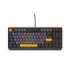 GENESIS Thor 230 TKL keyboard Gaming USB QWERTY Black, Grey, Orange