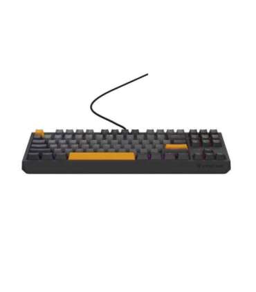 GENESIS Thor 230 TKL keyboard Gaming USB QWERTY Black, Grey, Orange