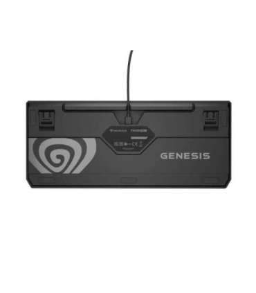 GENESIS Thor 230 TKL keyboard Gaming USB QWERTY Black, Grey, Orange