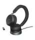 Jabra Evolve2 75 MS Stereo USB-A - wireless over-ear headphones with stand, black