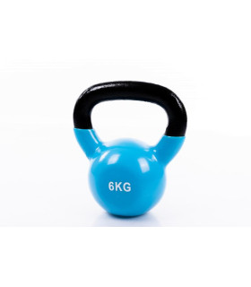 Metal Kettlebell With Vinyl Coating 6 kg
