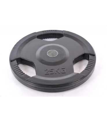 Olympic rubberized weight disk 25kg (50mm)