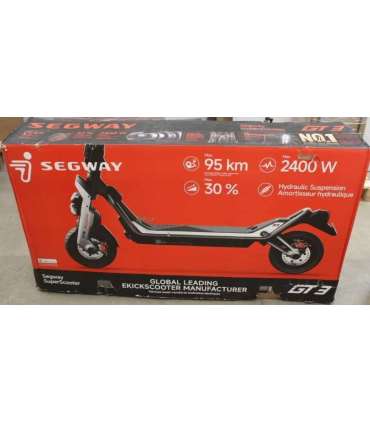 SALE OUT. Ninebot by Segway Superscooter GT3 E Segway Superscooter GT3 E Electric Scooter Max 2400 W Up to 25
