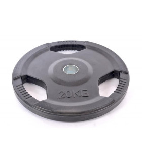Olympic rubberized weight disk 20kg (50mm)
