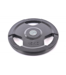 Olympic rubberized weight disk 15kg (50mm)