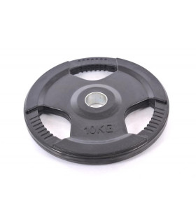 Olympic rubberized weight disk 10kg (50mm)