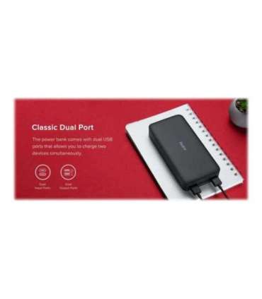 Xiaomi Redmi Fast Charge Power Bank 20000 mAh Black