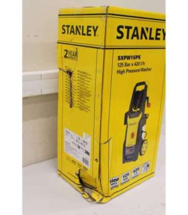 SALE OUT. STANLEY SXPW16PE High Pressure Washer with Patio Cleaner (1600 W, 125 bar, 420 l/h) Stanley Pressure Washer