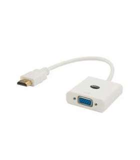 SAVIO HDMI (M) TO VGA (F) ADAPTER WHITE CL-201