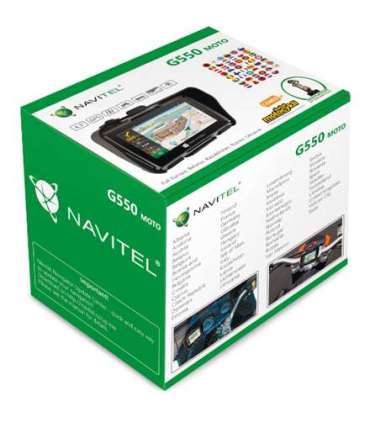Navitel Personal Navigation Device G550 MOTO Bluetooth 4.3" TFT touchscreen pixels 480 x 272 GPS (satellite)