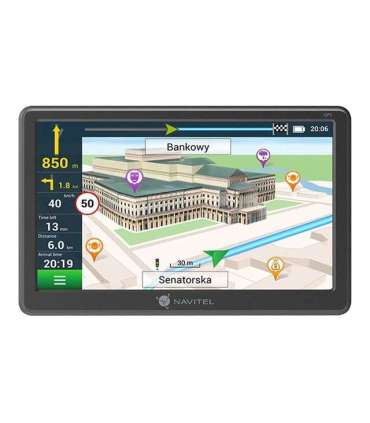 Navitel GPS Navigator With a Magnetic Mount E707 Magnetic 800 x 480 GPS (satellite) Maps included