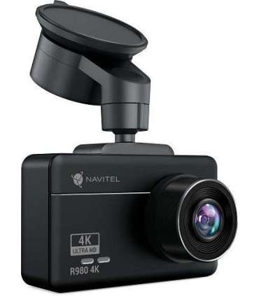 Navitel Dashcam with Wi-Fi, GPS-informer, and digital speedometer R980 4K IPS display 3'' 854x480 Touchscreen |