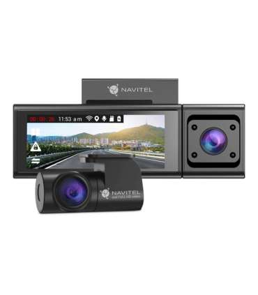 Navitel Triple channel Full HD Dashcam RC3 PRO IPS 3.16", 820x320 GPS (satellite) Maps included