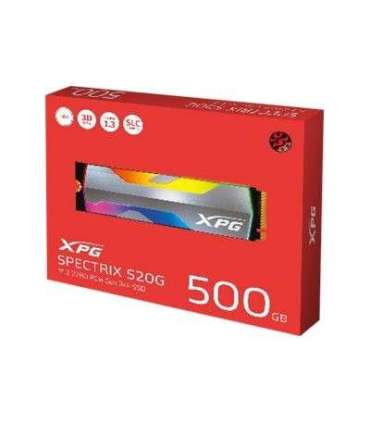 ADATA XPG Spectix S20G 500 GB SSD form factor M.2 2280 Solid-state drive interface PCIe Gen3x4 Read speed 2500