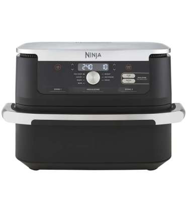 NINJA Double Air Fryer AF500EU Foodi FlexDrawer Power 2470 W Capacity 10.4 L Black