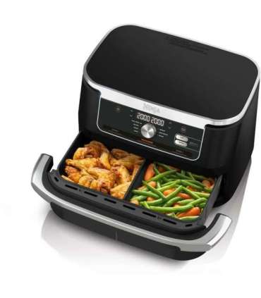 NINJA Double Air Fryer AF500EU Foodi FlexDrawer Power 2470 W Capacity 10.4 L Black