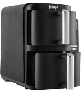 NINJA Double Stack Vertical Air Fryer with 2 Stacking Drawers SL300EU Power 2470 W Capacity 7.6 L Black
