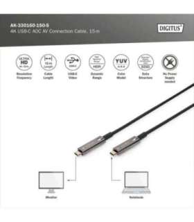 Digitus 4K USB Type-C AOC AV Connection Cable AK-330160-150-S