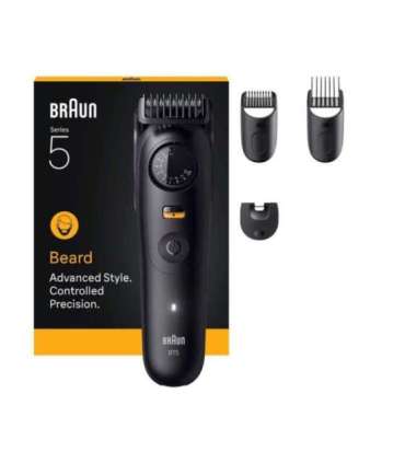 Braun Beard Trimmer Series 5 BT5520 Cordless Number of length steps 40 Black